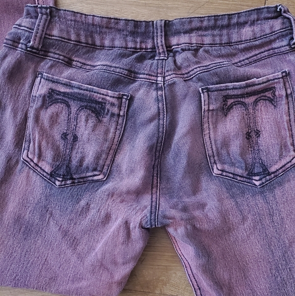 Vintage Tripp NYC Daang Goodman Purple Wash Skinny Jeans. - Picture 8 of 16